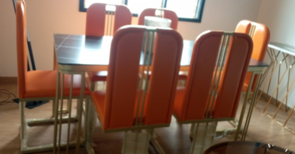 Grand table et ces six chaises
