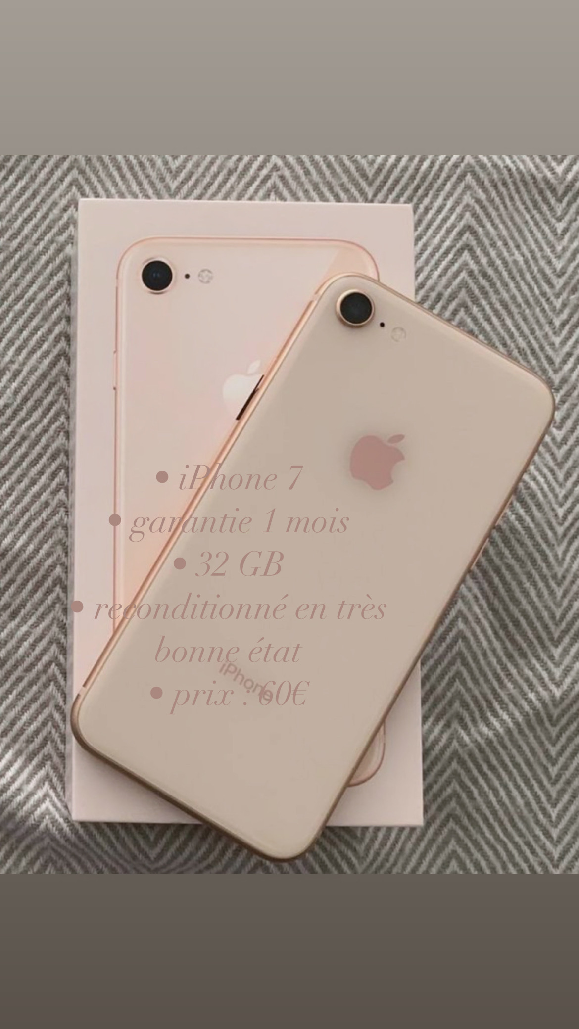iPhone 7 32 GB Rose Reconditionné