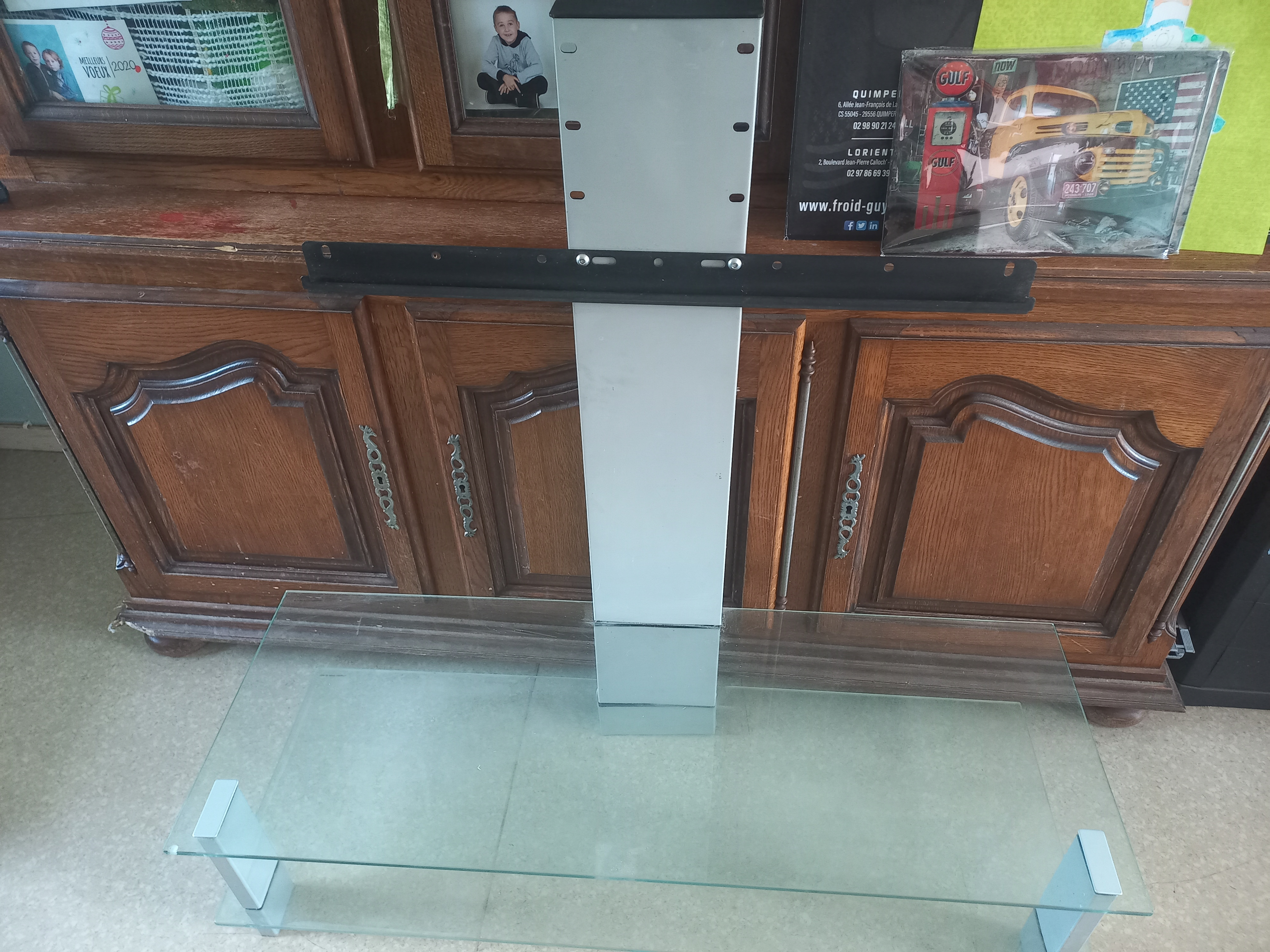 VEND TABLE BASSE EN VERRE
