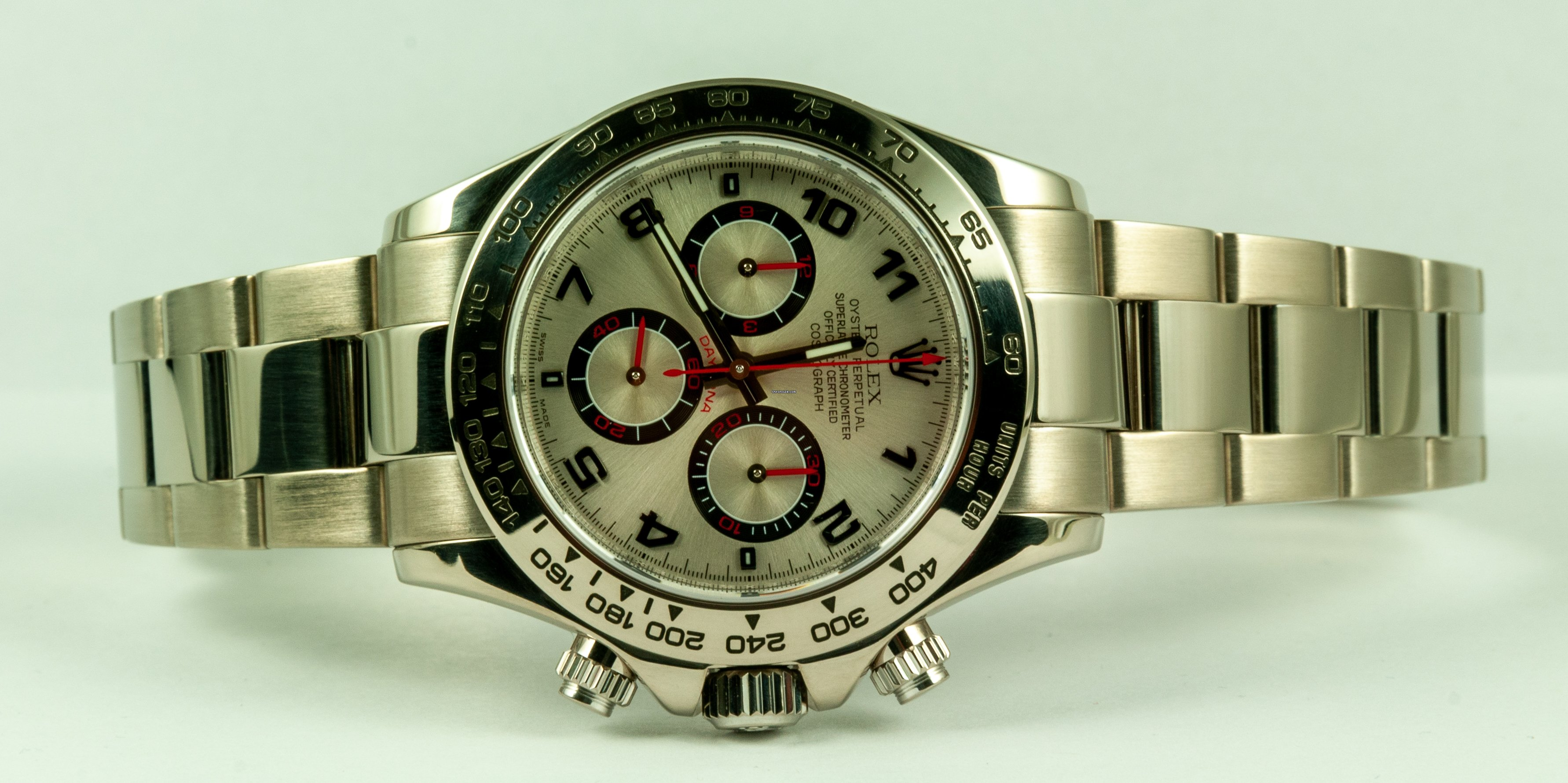 Rolex Daytona 18K White Gold Racing Dial