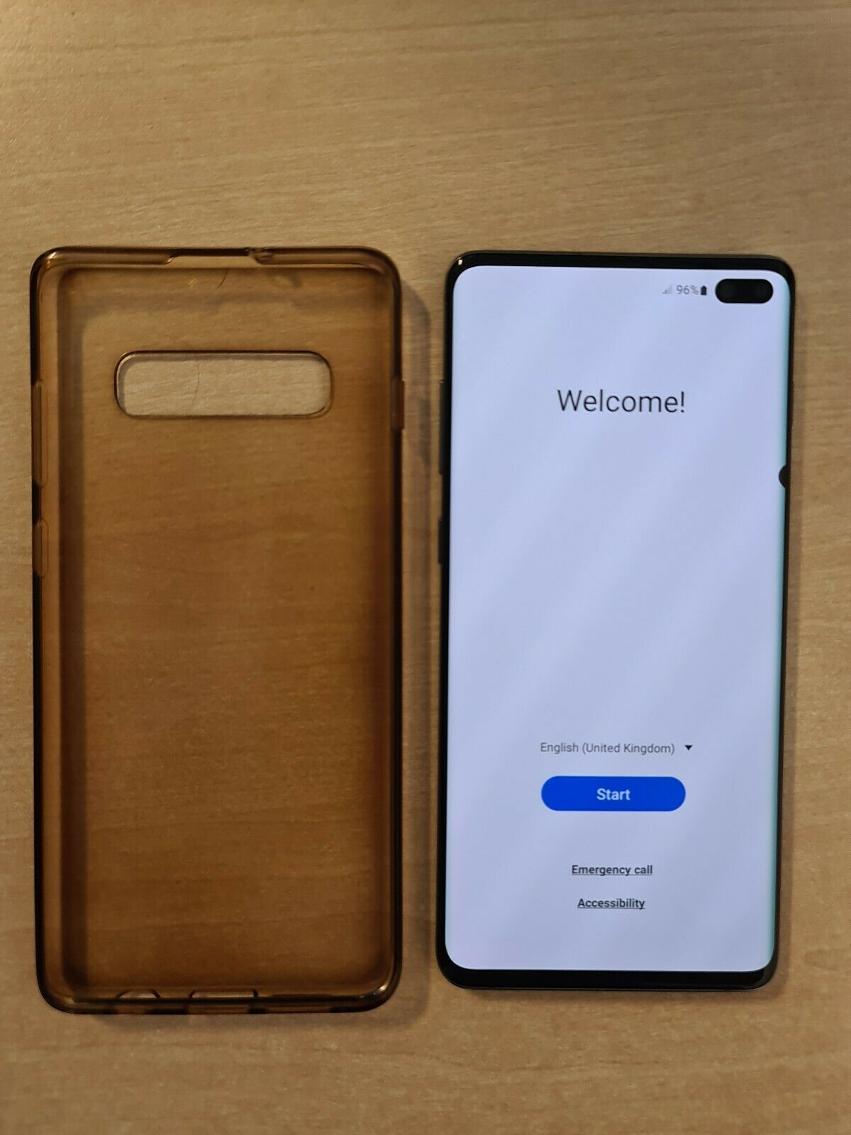 SAMSUNG GALAXY S10 PLUS DUAL Sim 128 GO BLANC [OCCASION], bon état, accessoires