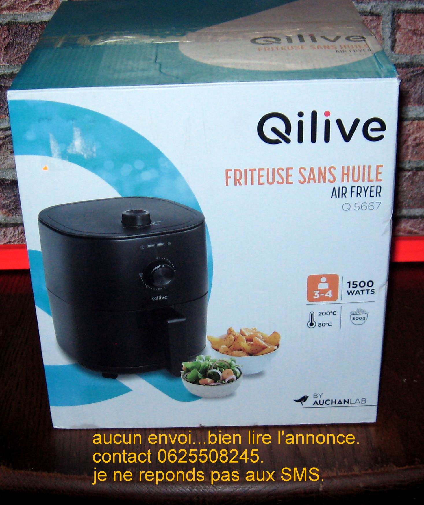 Friteuse sans huile AirFryer Q5667 - Miniature 3