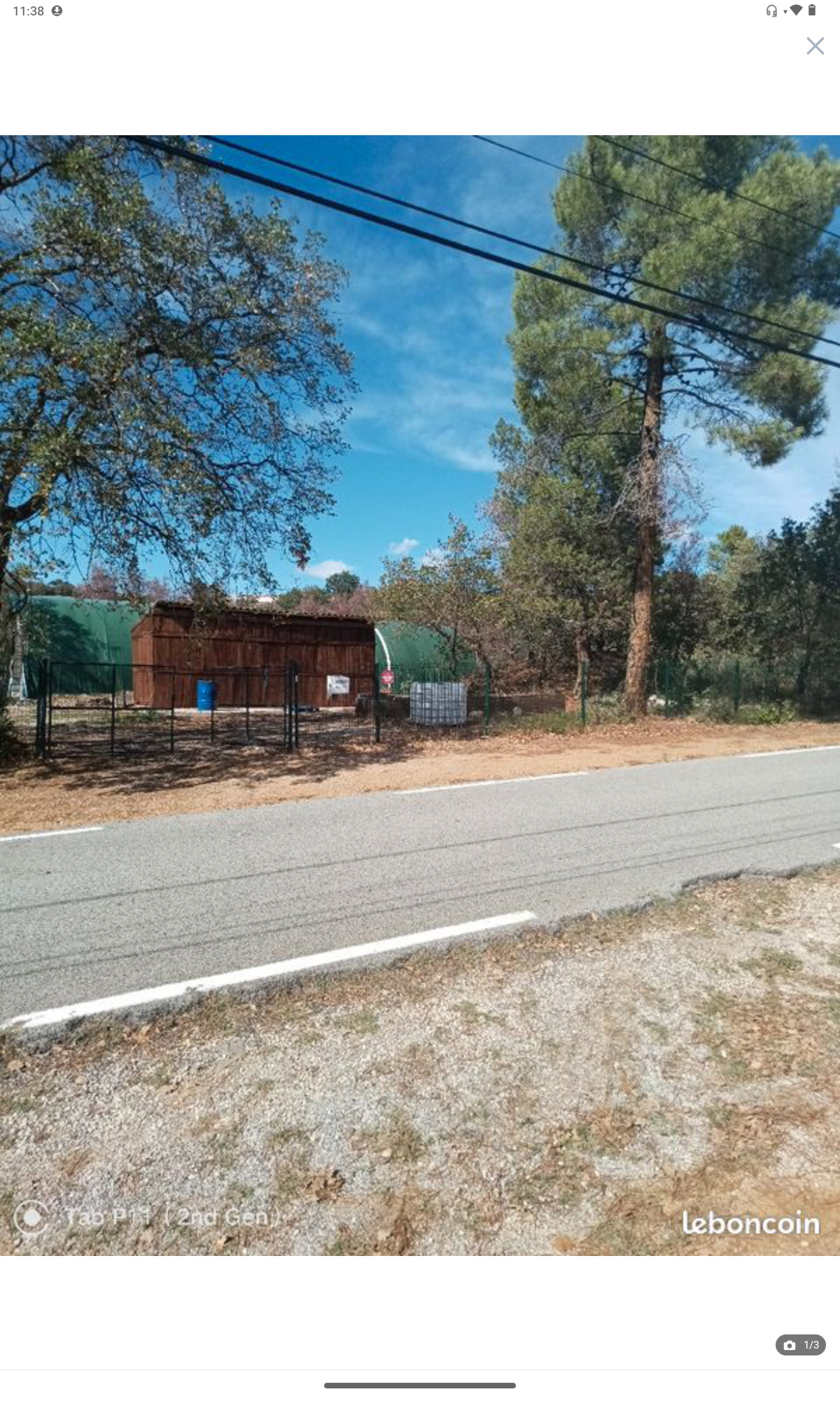 Loue terrain agricole avec 2 tunnels et un petit cabanon