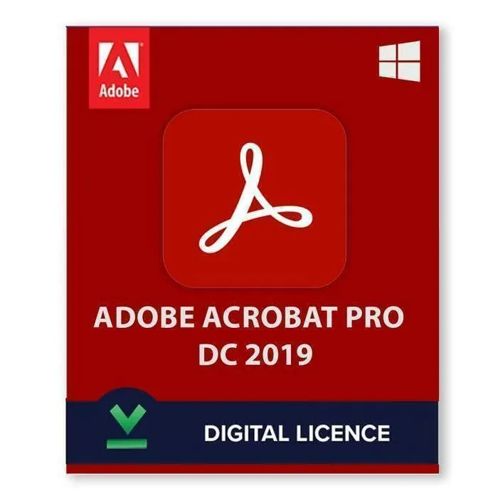 Adobe Acrobat Pro DC 2019 pour Windows - Version Complète