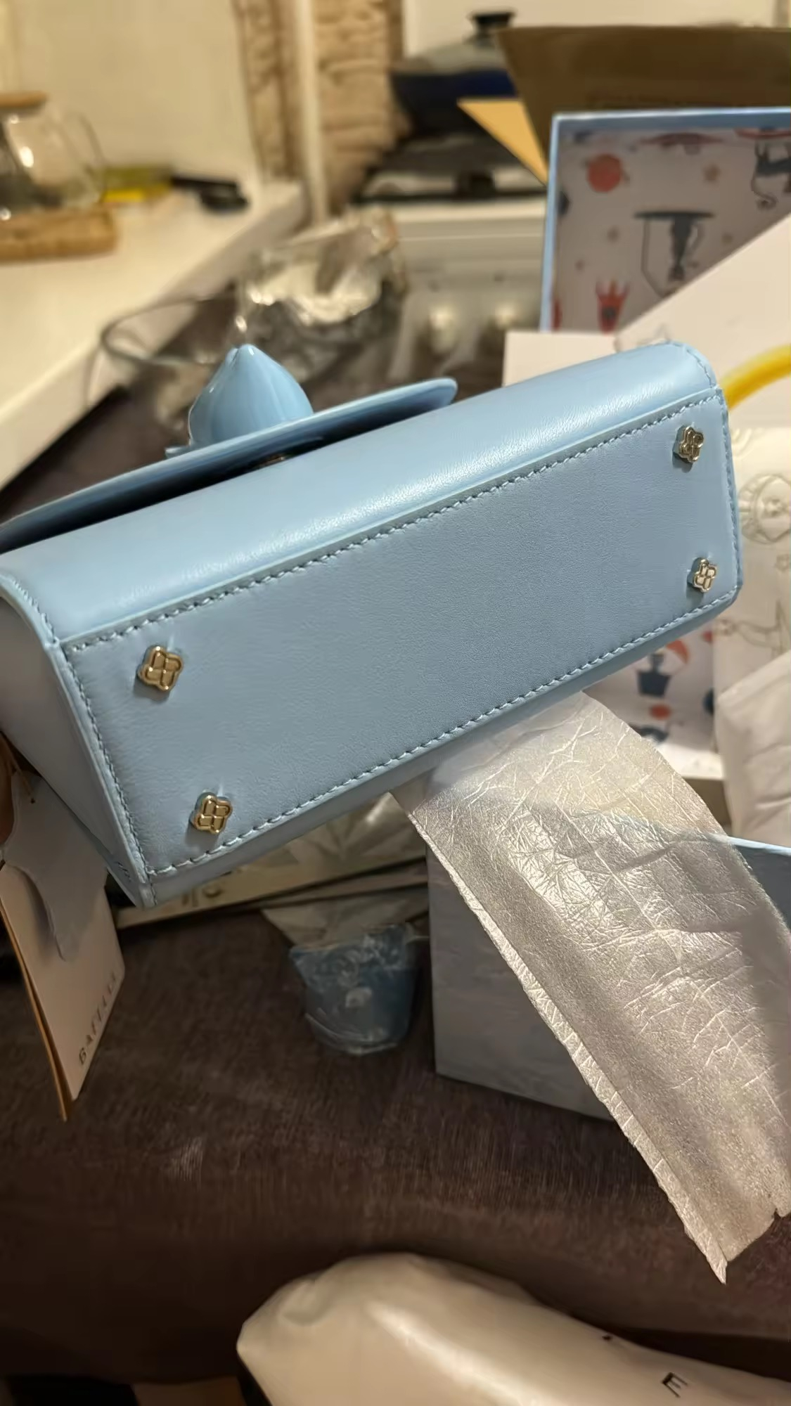 Sac Bandoulière à la Mode, Design Style Chat en Cuir - Miniature 11
