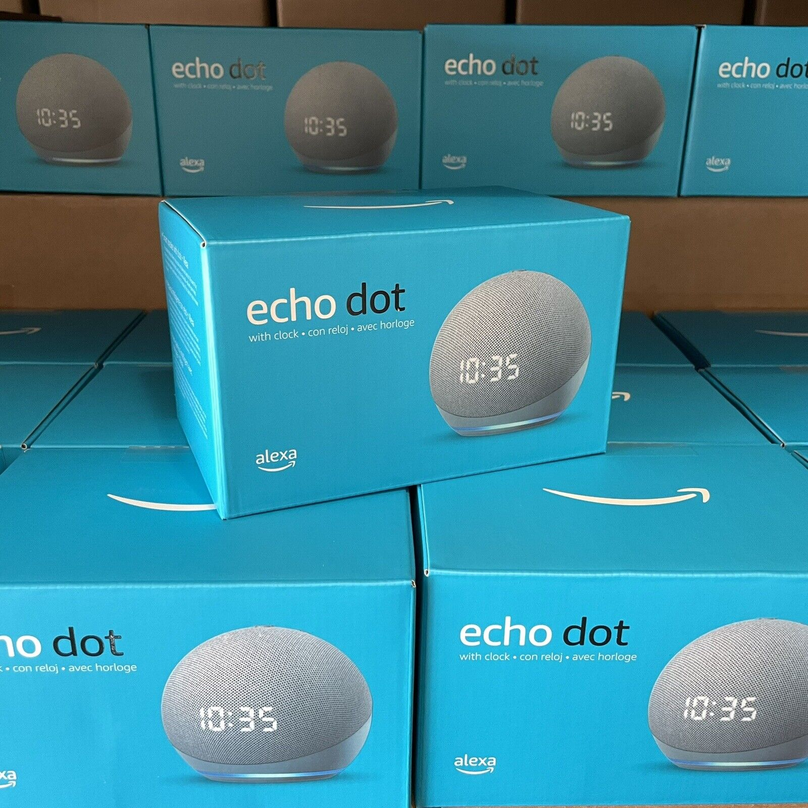AMAZON Echo Dot (4th Gen) | Smart speaker with clock and Alexa