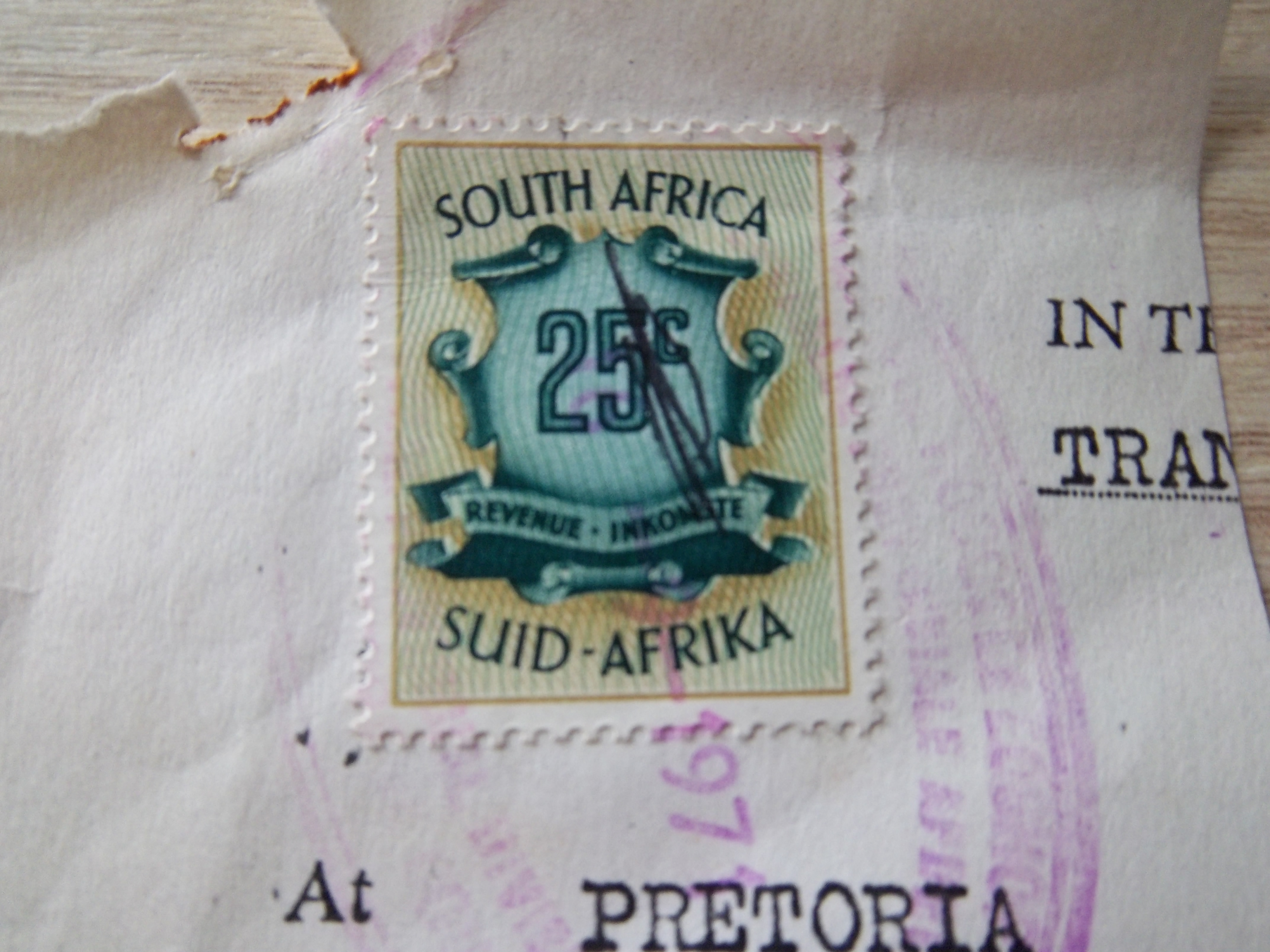 Lot de timbres Afrique du Sud 1970