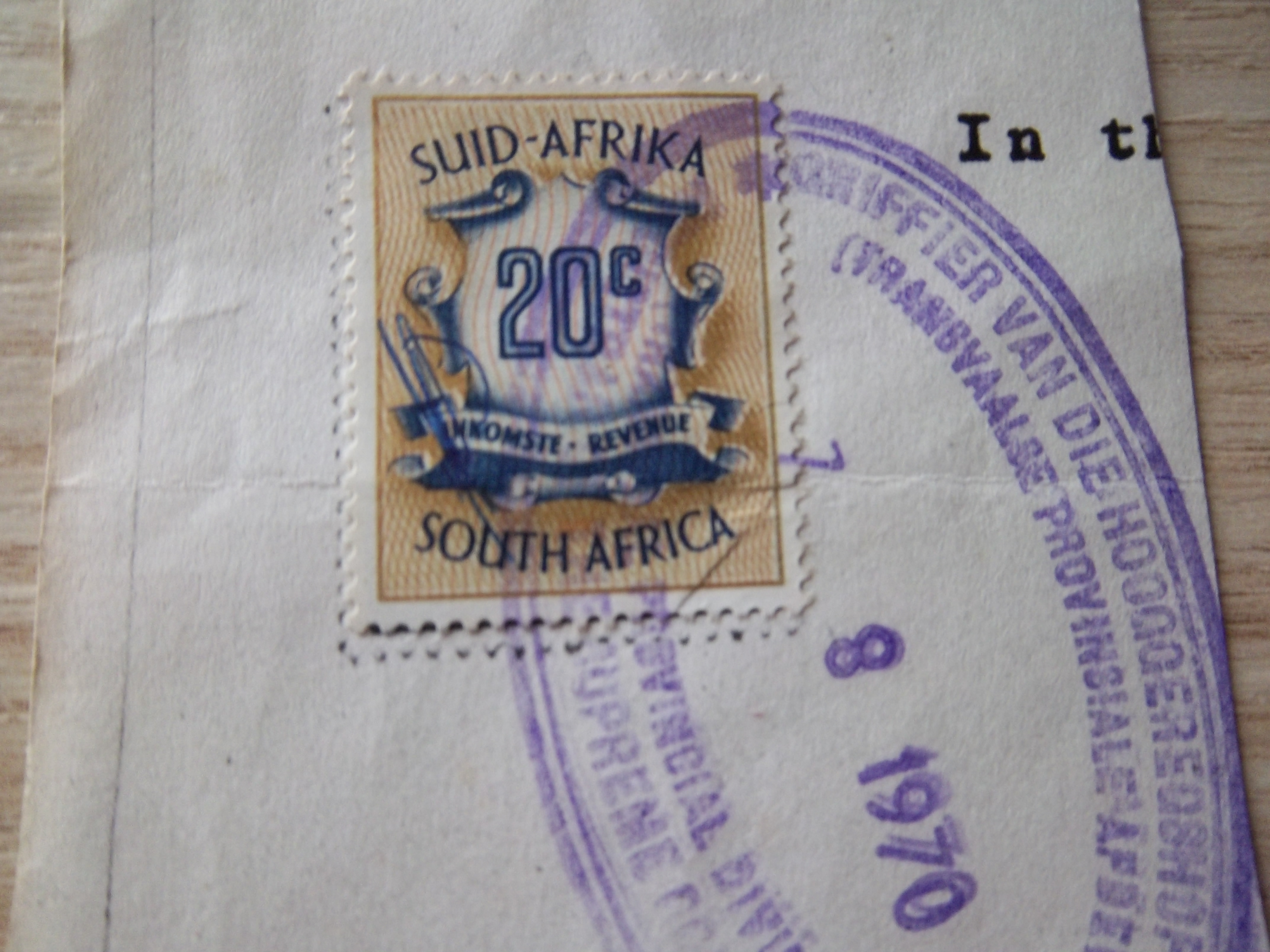 Lot de timbres Afrique du Sud 1970 - Miniature 2