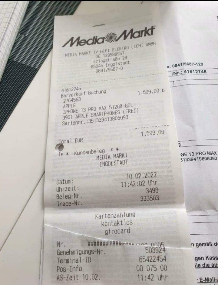 iPhone 13 pro Max 512 GB