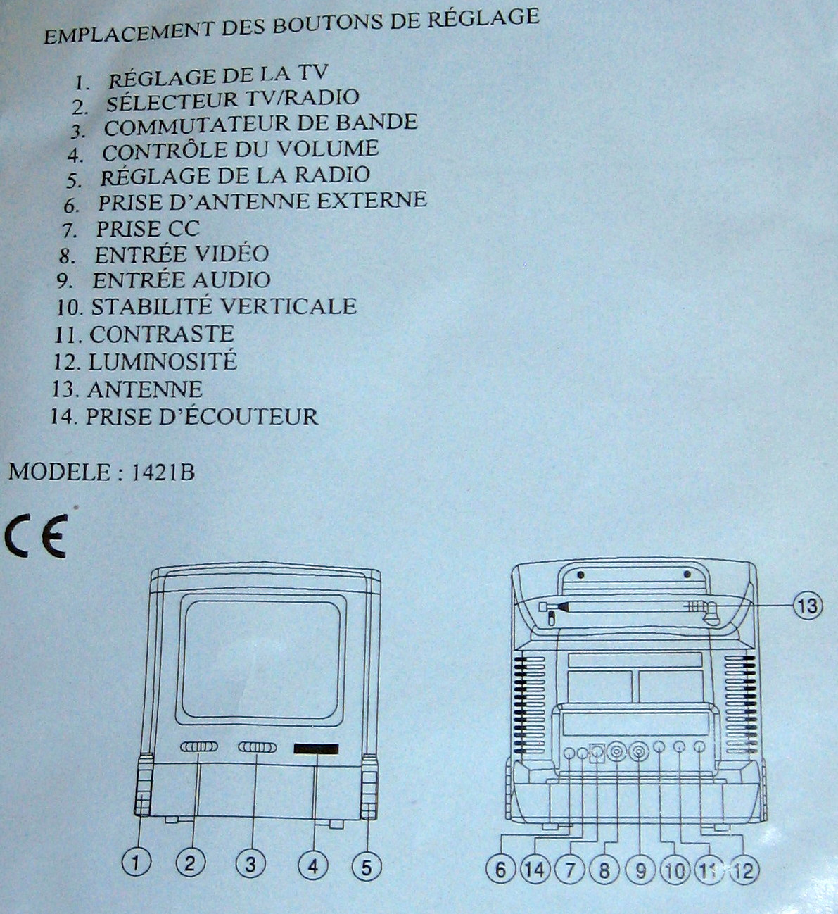 Mini télé/radio Visiolux et radio CD Thomson - Miniature 5