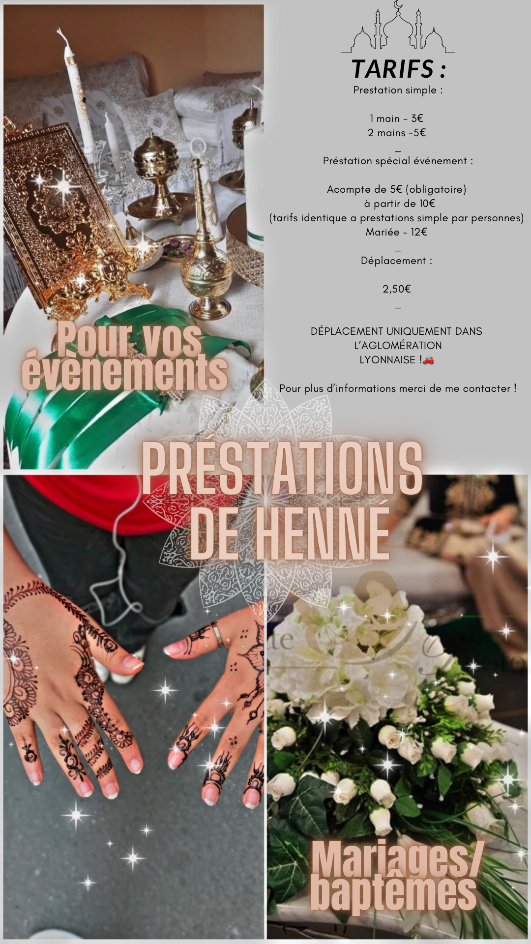 Prestations de henné