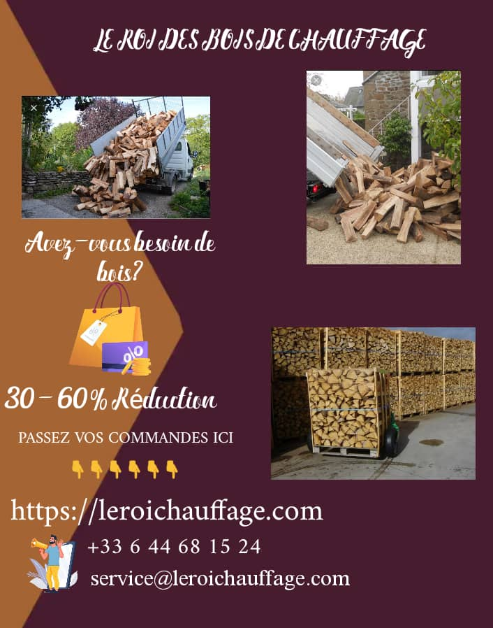Bois de chauffage sec