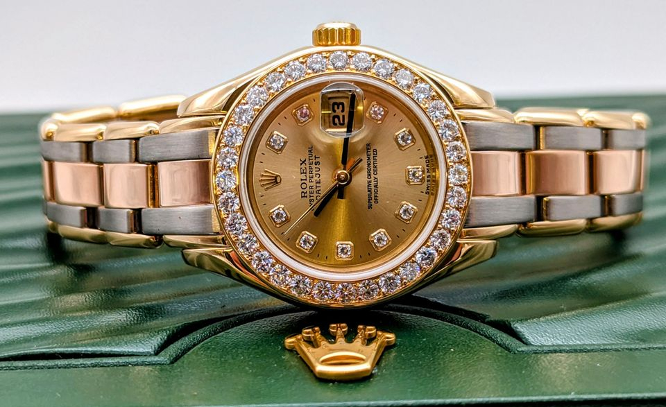 Montre Rolex Date juste en Or - Miniature 2