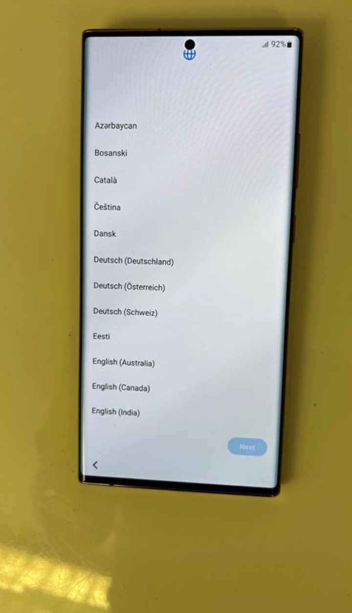 Samsung Galaxy note 20