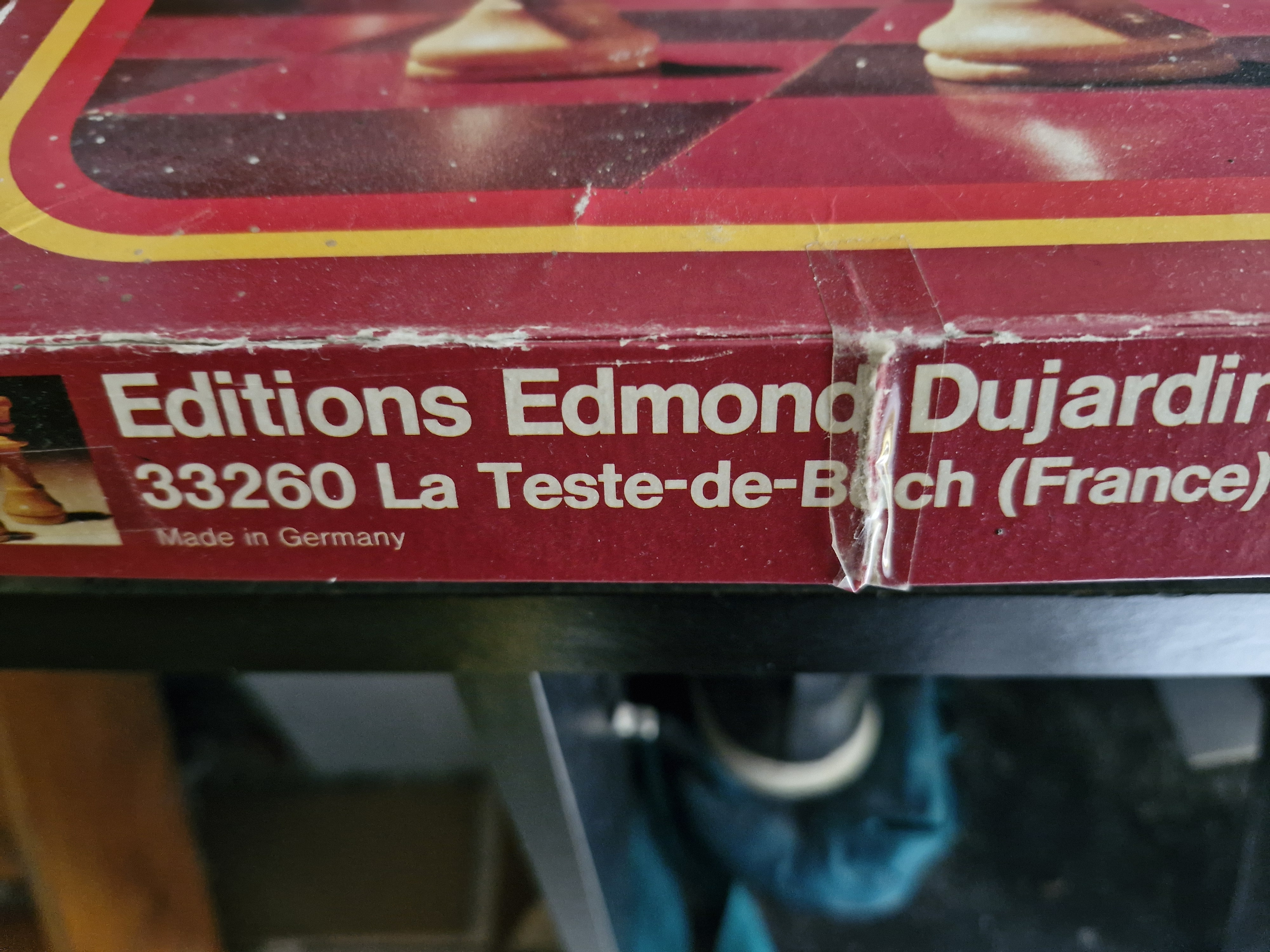 Jeu d'échecs Edmon Dujardin en bois massif