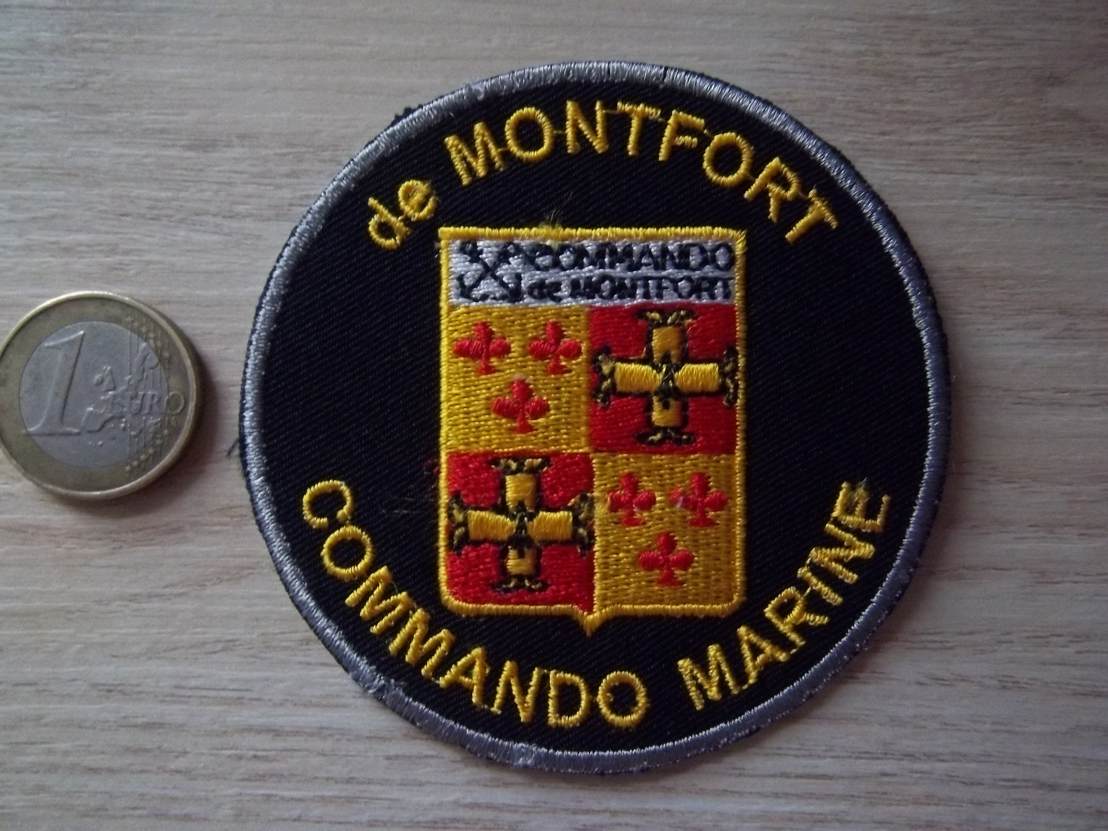 Écusson Commando Marine de Montfort - Forces Spéciales