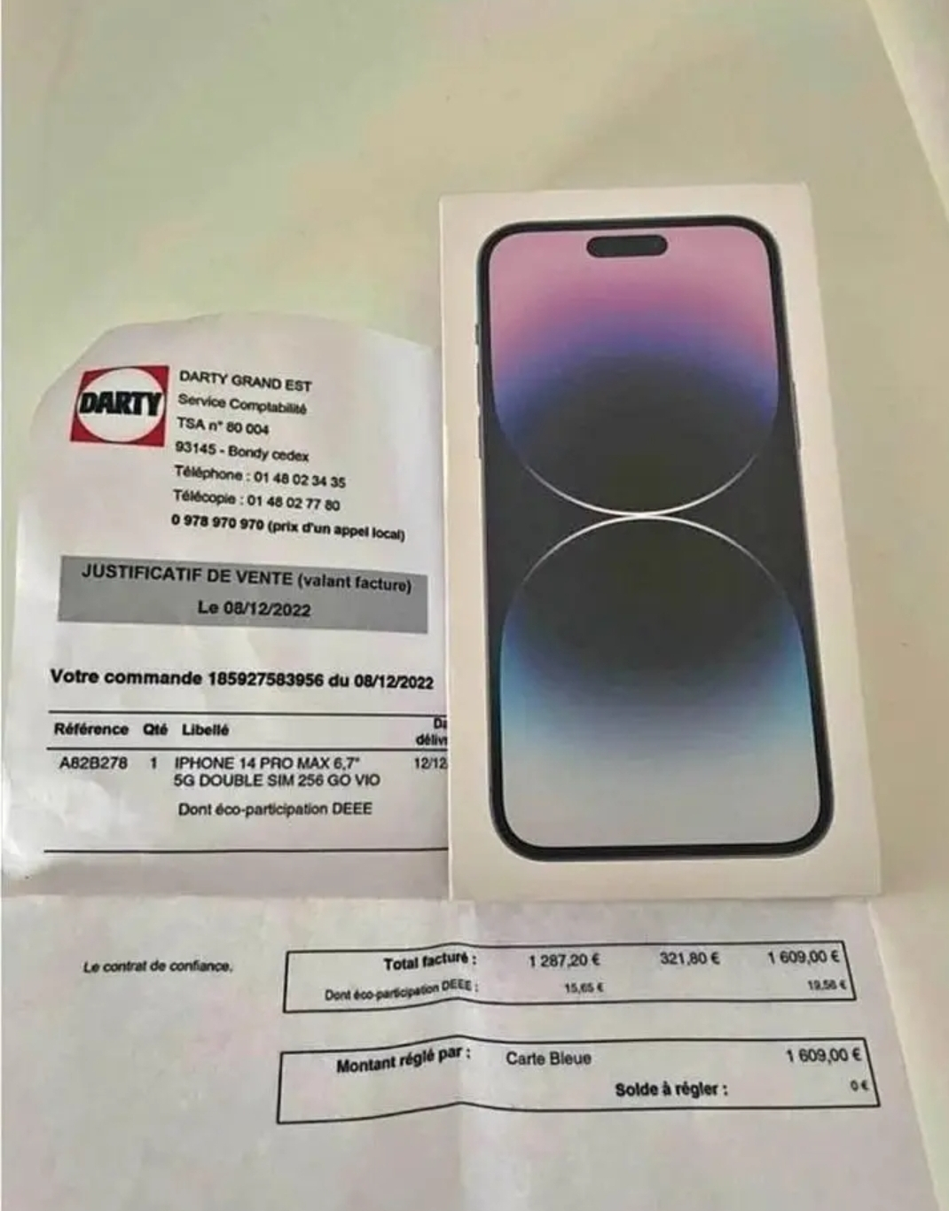 IPhone 14 pro max disponible