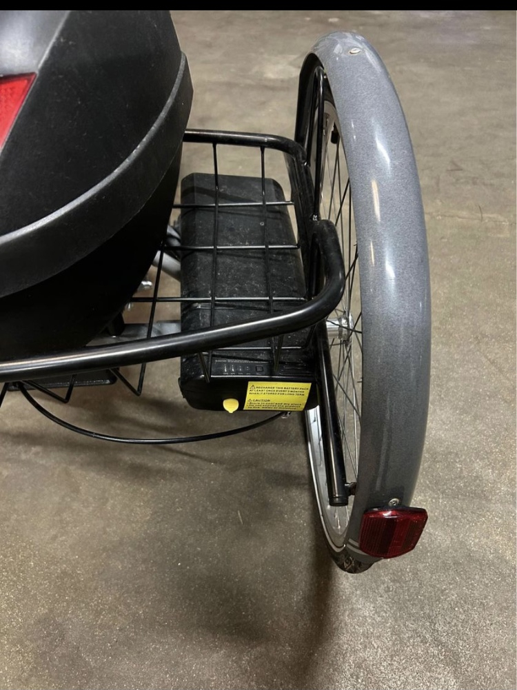 Vélo Tricycle électrique.