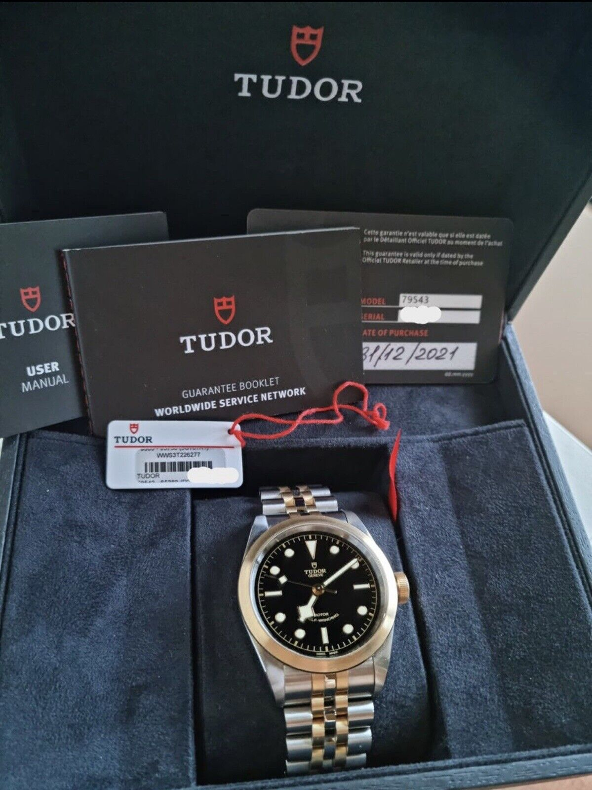 Montre noire TUDOR Black Bay pour homme et femme - 79543 - Photo 1