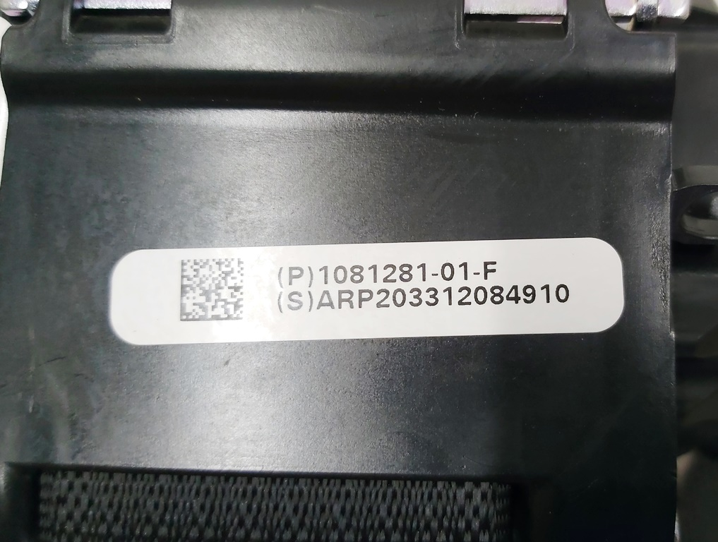 Ceinture de sécurité 2 rangées de sièges à gauche. droits. (BLK) Tesla modèle 3  1081281-01-F