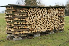 Bois de chauffage sec prêt à brûler.