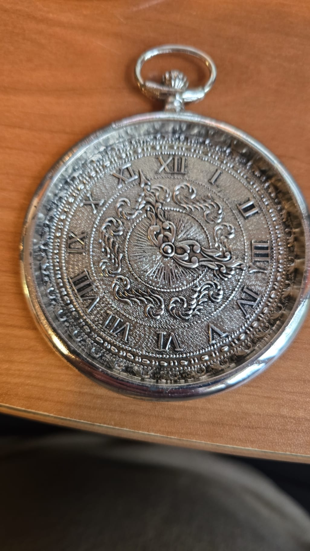 Dessous de verre vintage en forme d'horloge - Photo 1