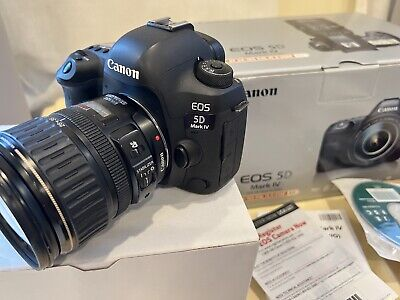 Appareil Photo Canon EOS 5D Mark IV nu avec bouchon, avec batterie et chargeur dans sa boite d'origi