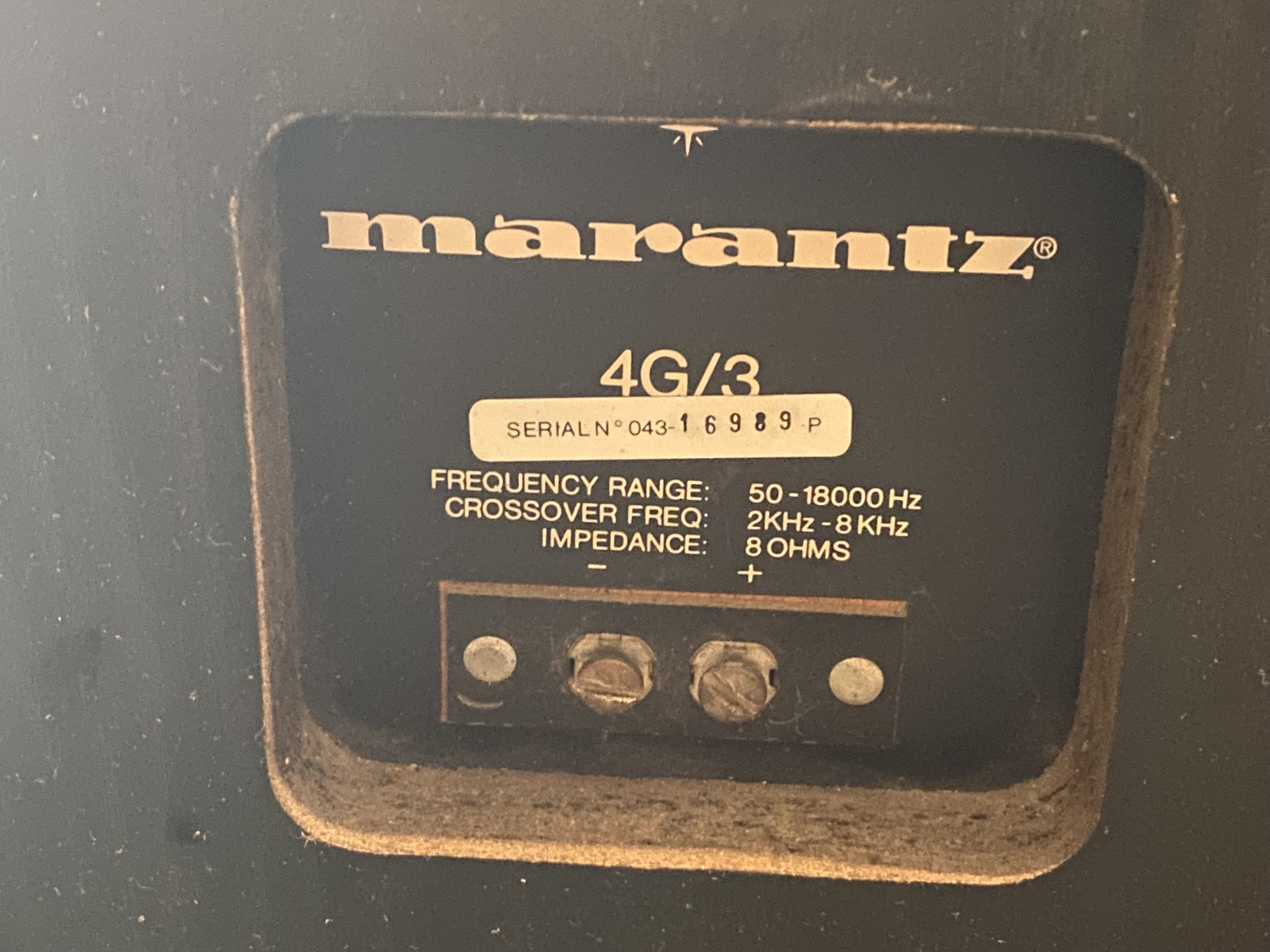 A VENDRE 2 Enceintes Marantz Imperial 4G/3 VINTAGE EN L'ETAT - Miniature 2