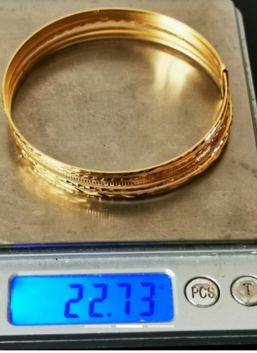 7 bagues en or 18 carats