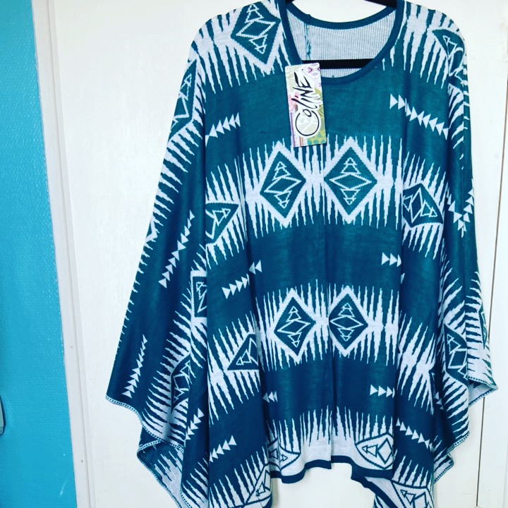 Poncho ethnique