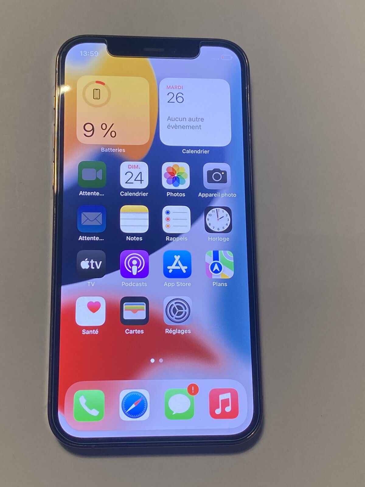 IPhone 12 Pro Gold

Fonctionné