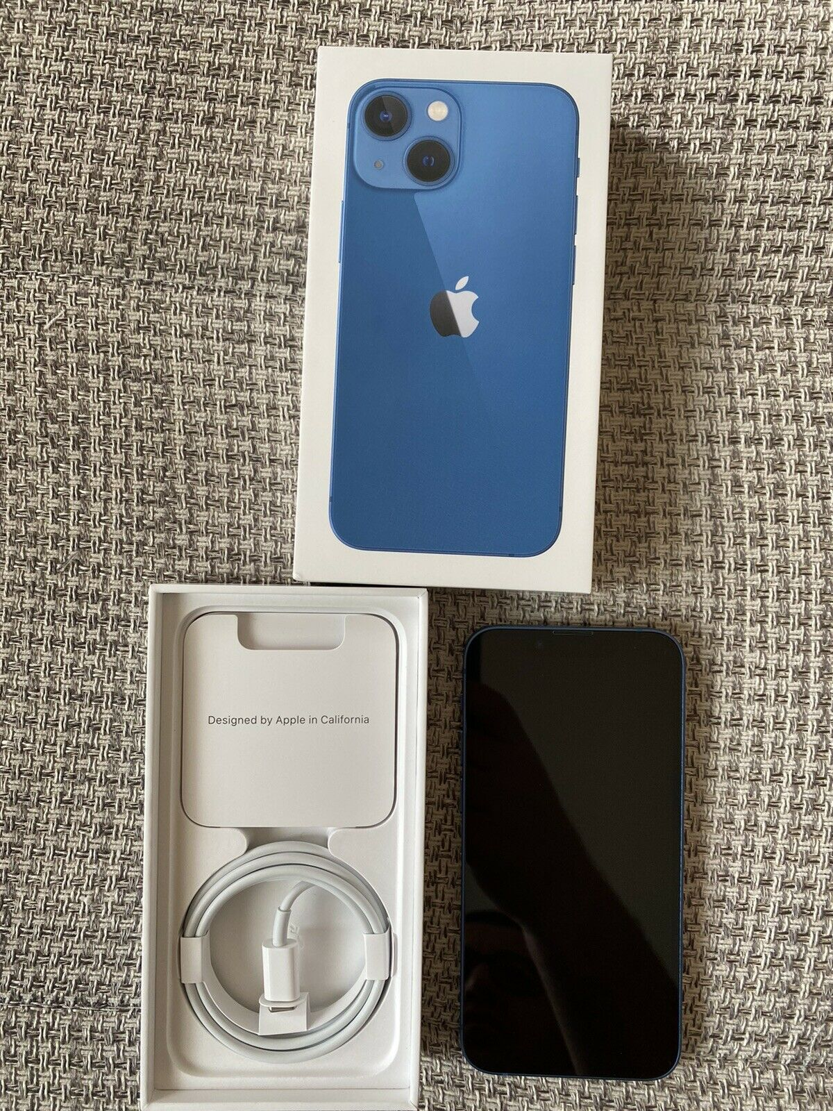 iPhone 13 mini bleue