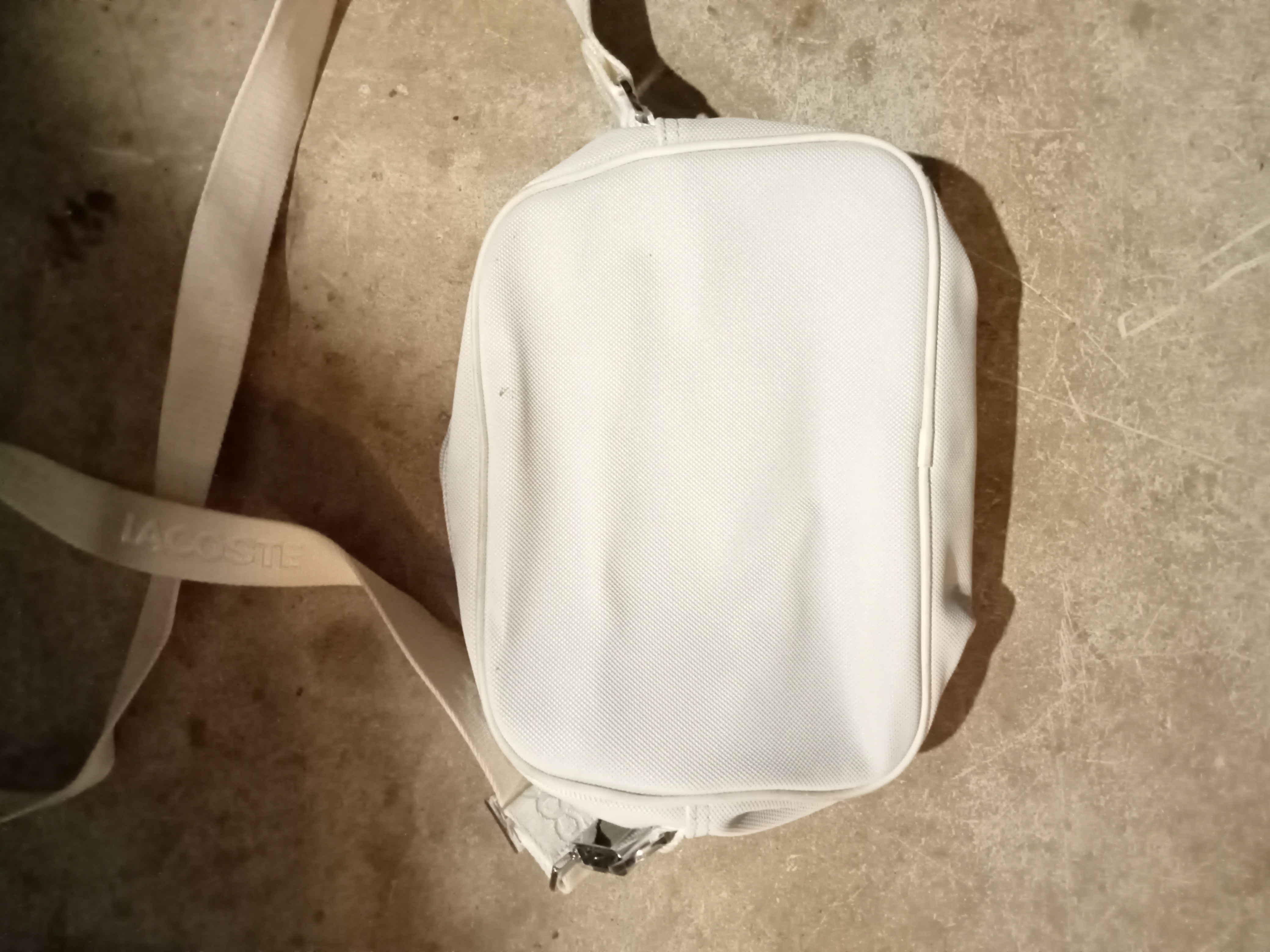 sac Lacoste blanc pour femme