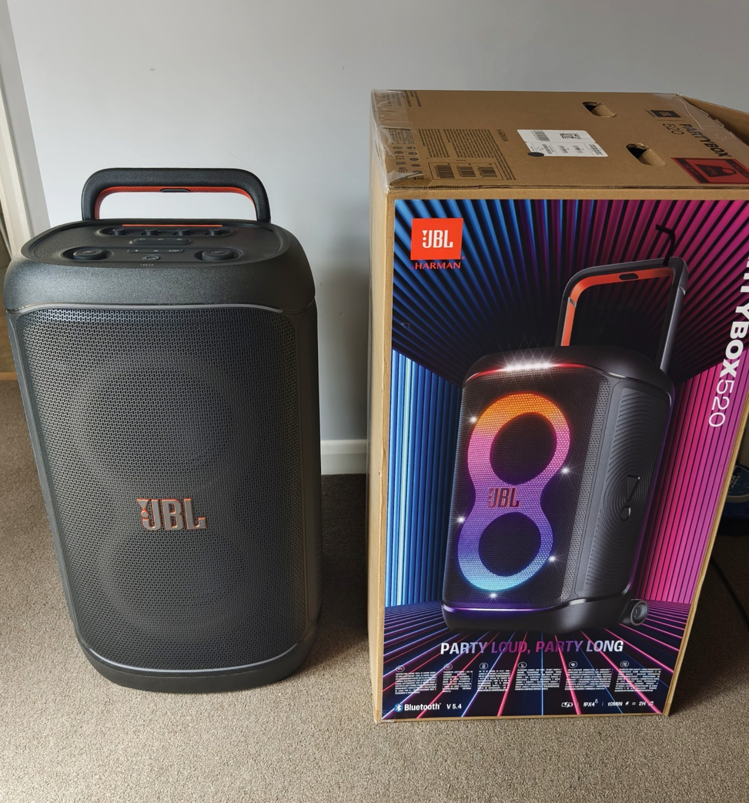 Enceinte JBL PartyBox 520 neuf