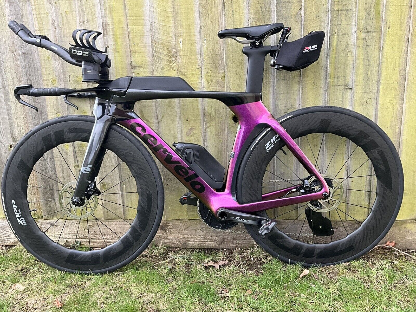 Cervelo P5 Tri/TT, 51 cm, coucher de soleil violet