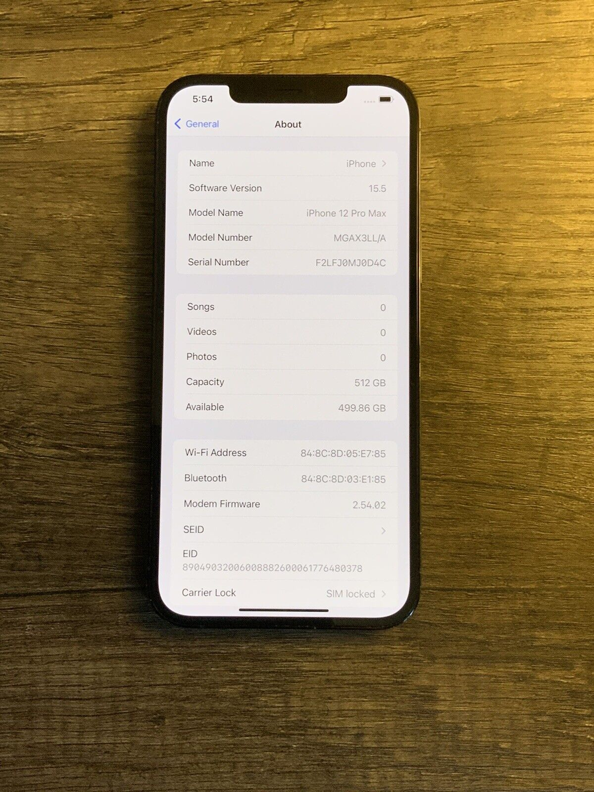 Sprint Pacific Blue Apple iPhone 12 Pro Max 512GB - Miniature 4