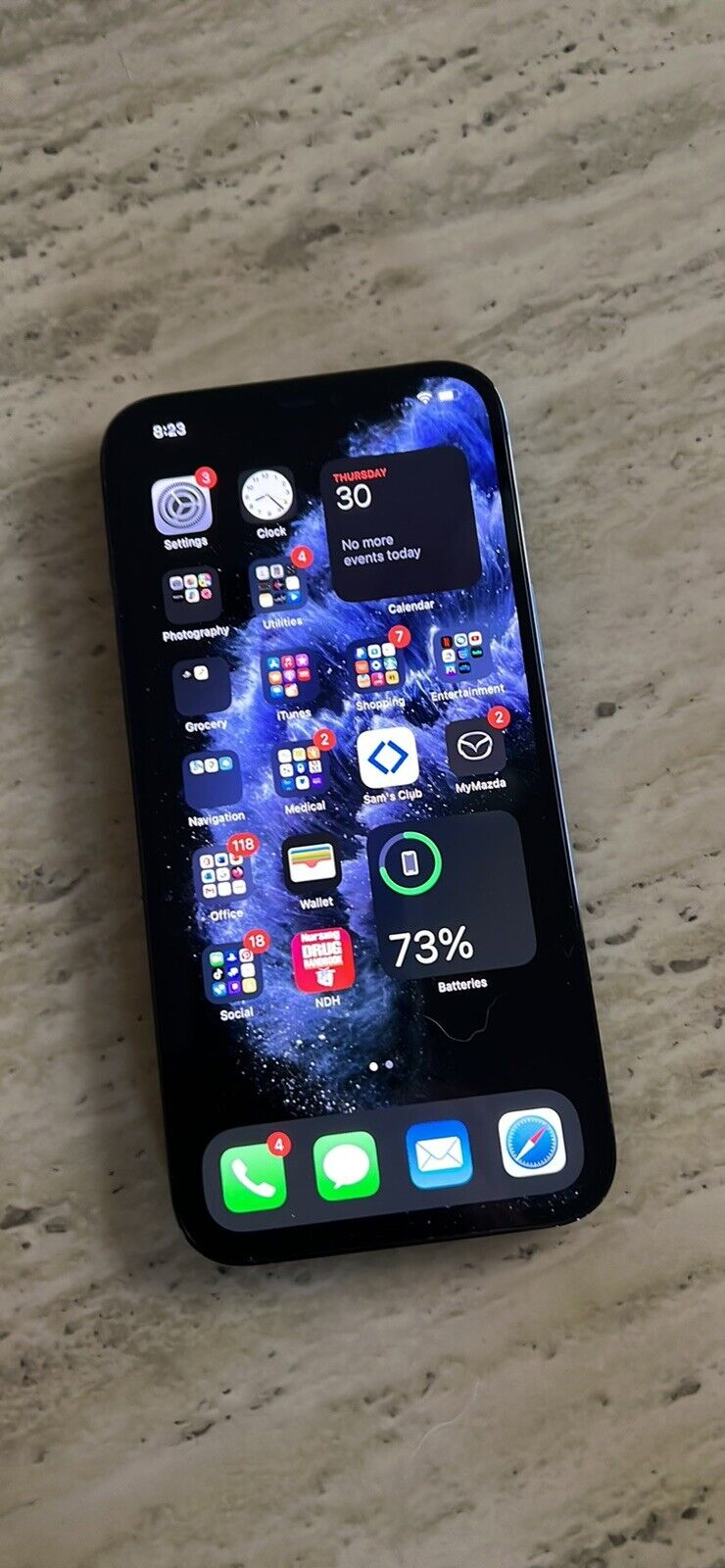 Apple iPhone 12 Pro Max - 512 Go-Bleu Pacifique