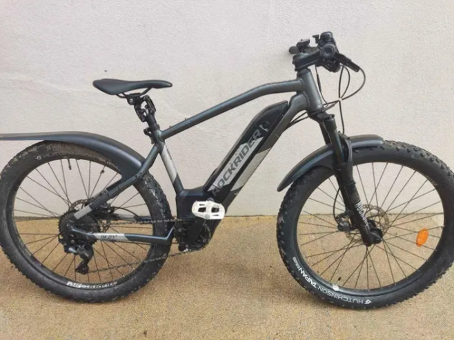 VÉLO VTT ÉLECTRIQUE E-ST 900 GRIS 27,5 PLUS