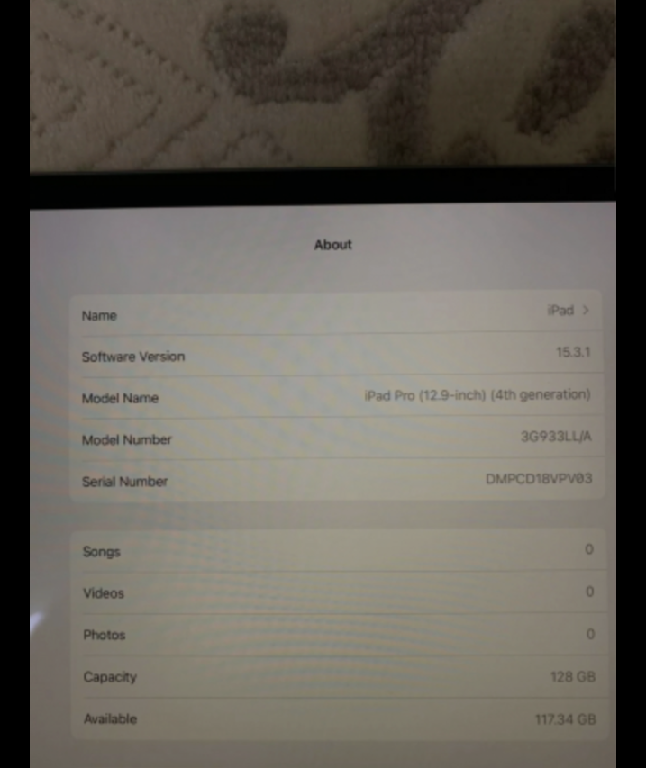 iPad 12,9 quatrième génération à un prix forfaitaire. - Photo 1