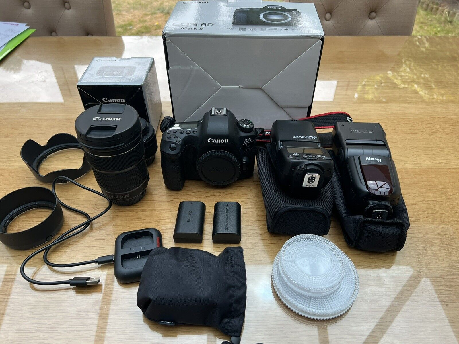 Brand New Canon EOS 6D Mark II 26.2MP DSLR Camera + EF 24-105mm