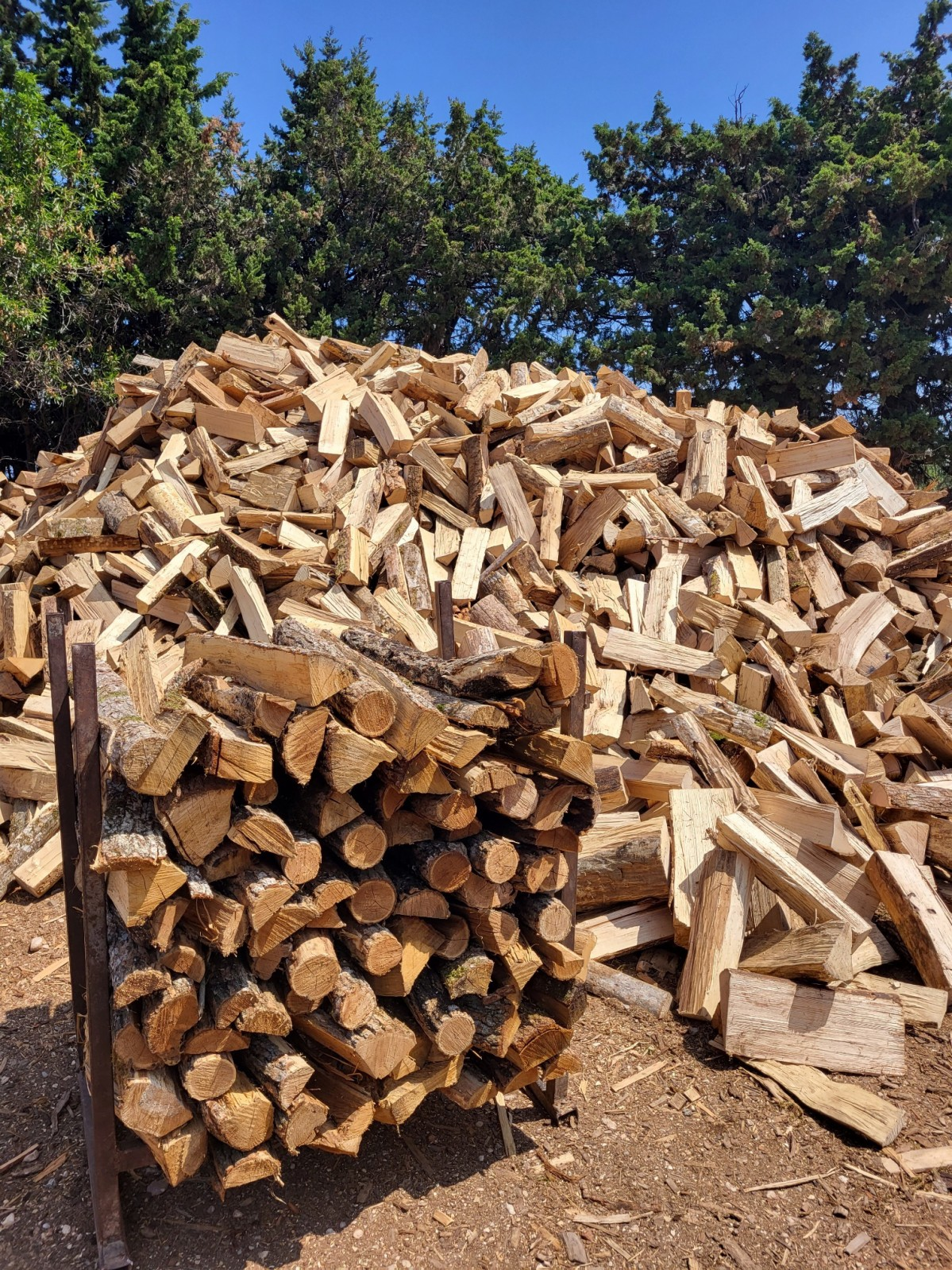 Bois de chauffage sec