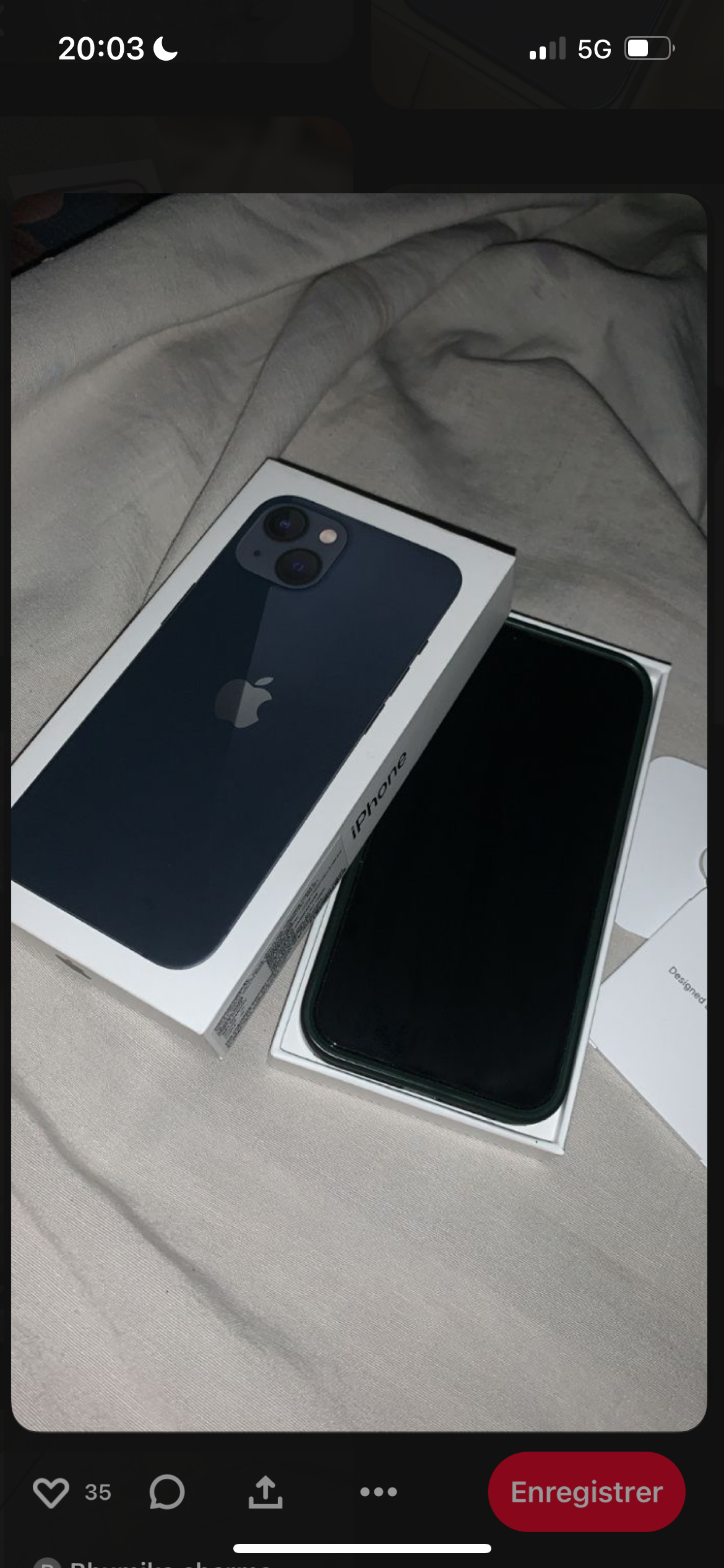 iPhone 14 Bleu Reconditionné 128 Go à Vendre