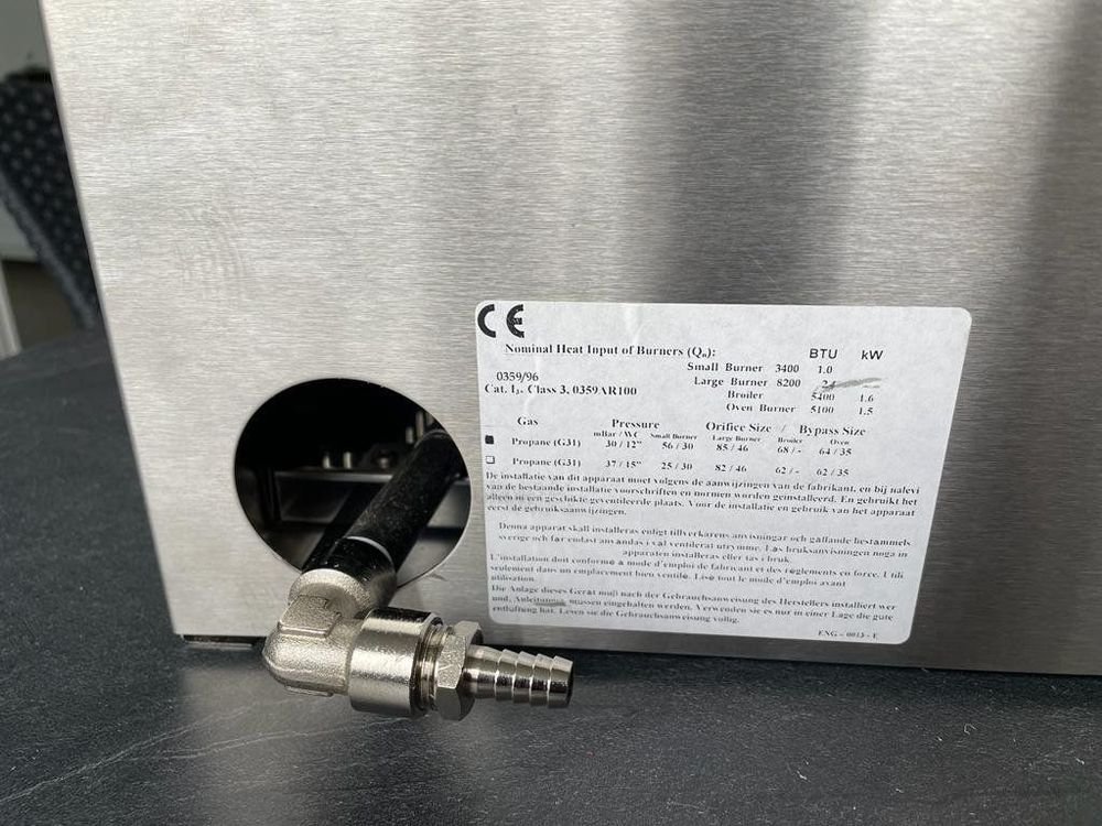 Cuisinière au gaz