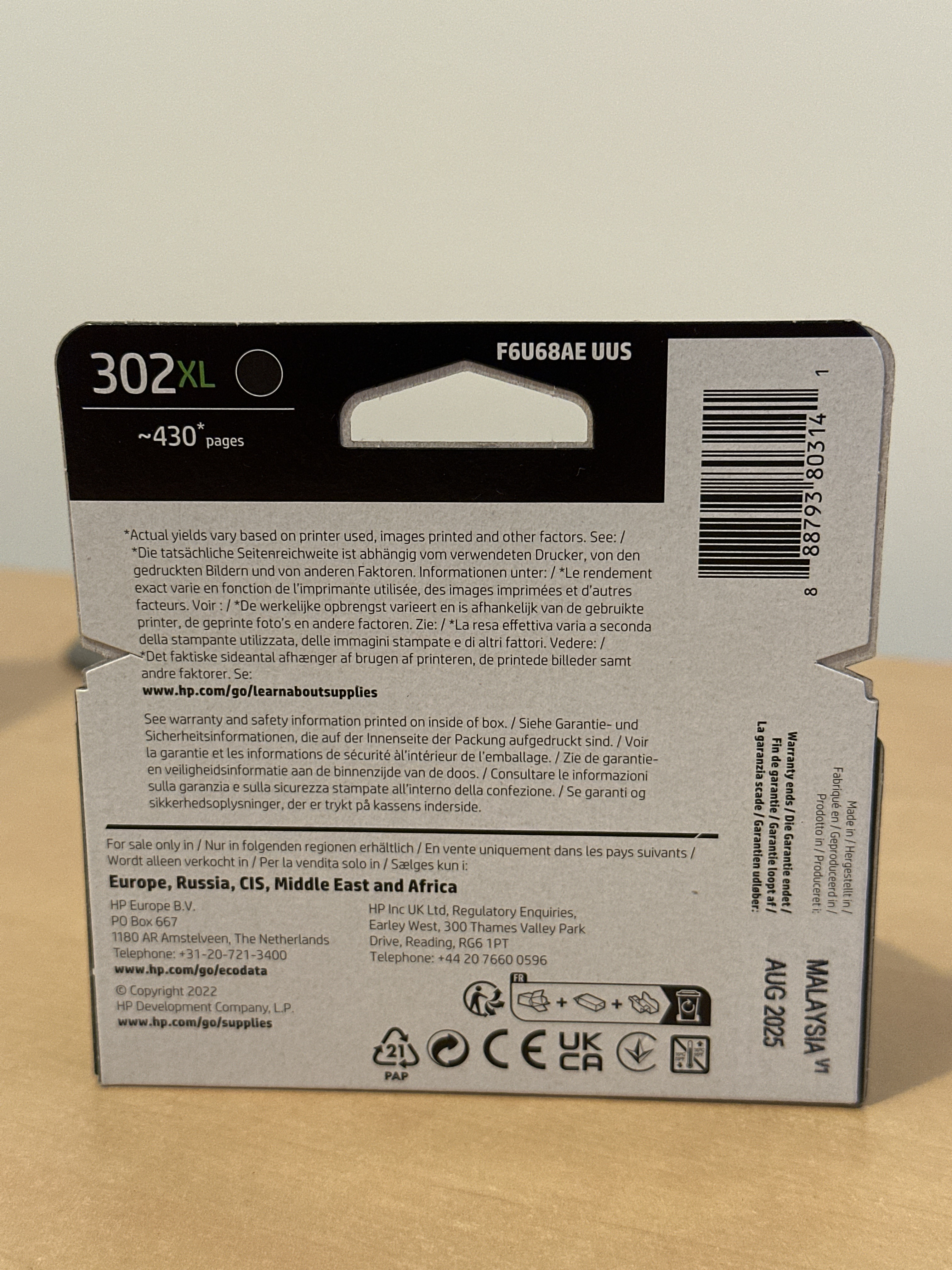 HP 302 XL noire - Miniature 2