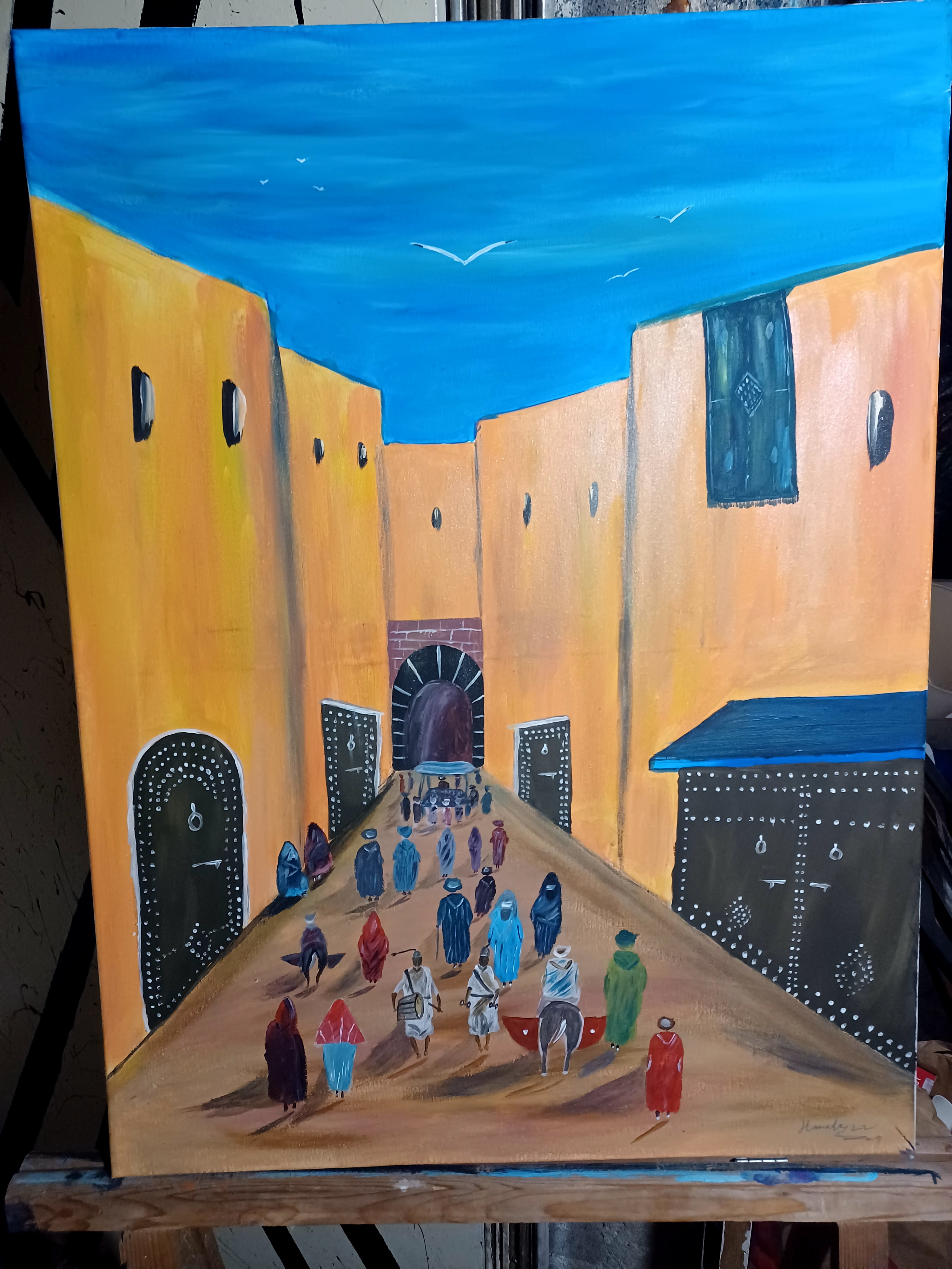 Tableau peinture traditionnelle