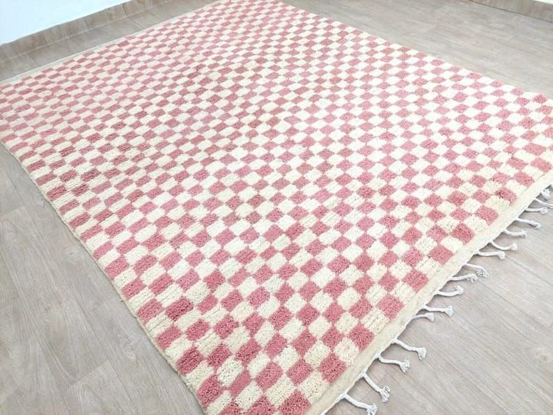 Tapis bérbère ,Tapis de laine authentique ,Tapis Neuf fait
entièrement à la main - Miniature 3