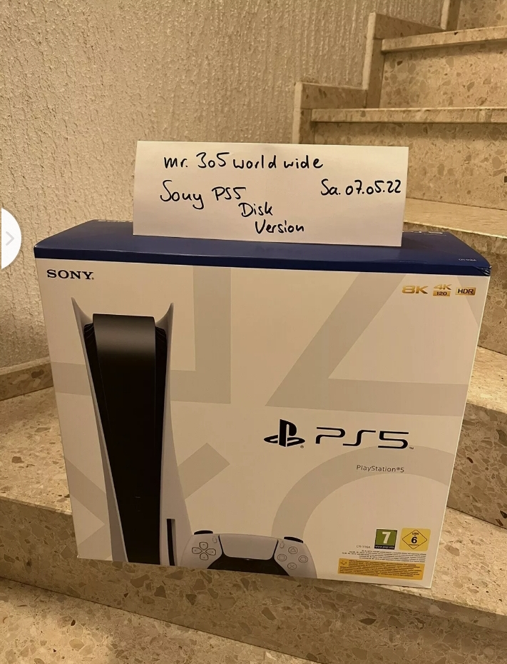 Sony PS5 Disc Edition - Sony PlayStation 5 Disk Edition - NEU - Versiegelt
