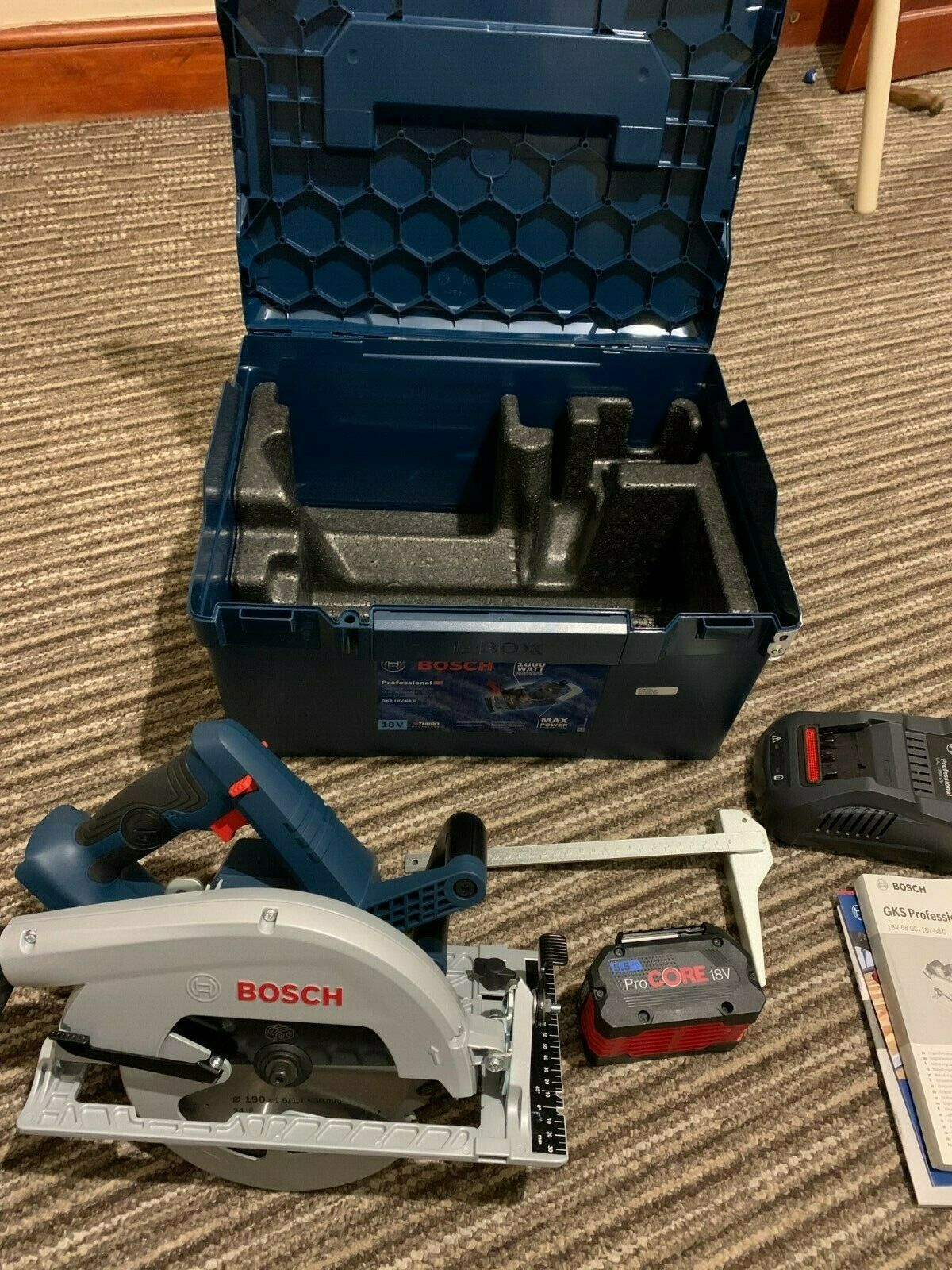 Bosch Professional BITURBO GKS 18V-68 C Sans Fil Main-scie circulaire portative