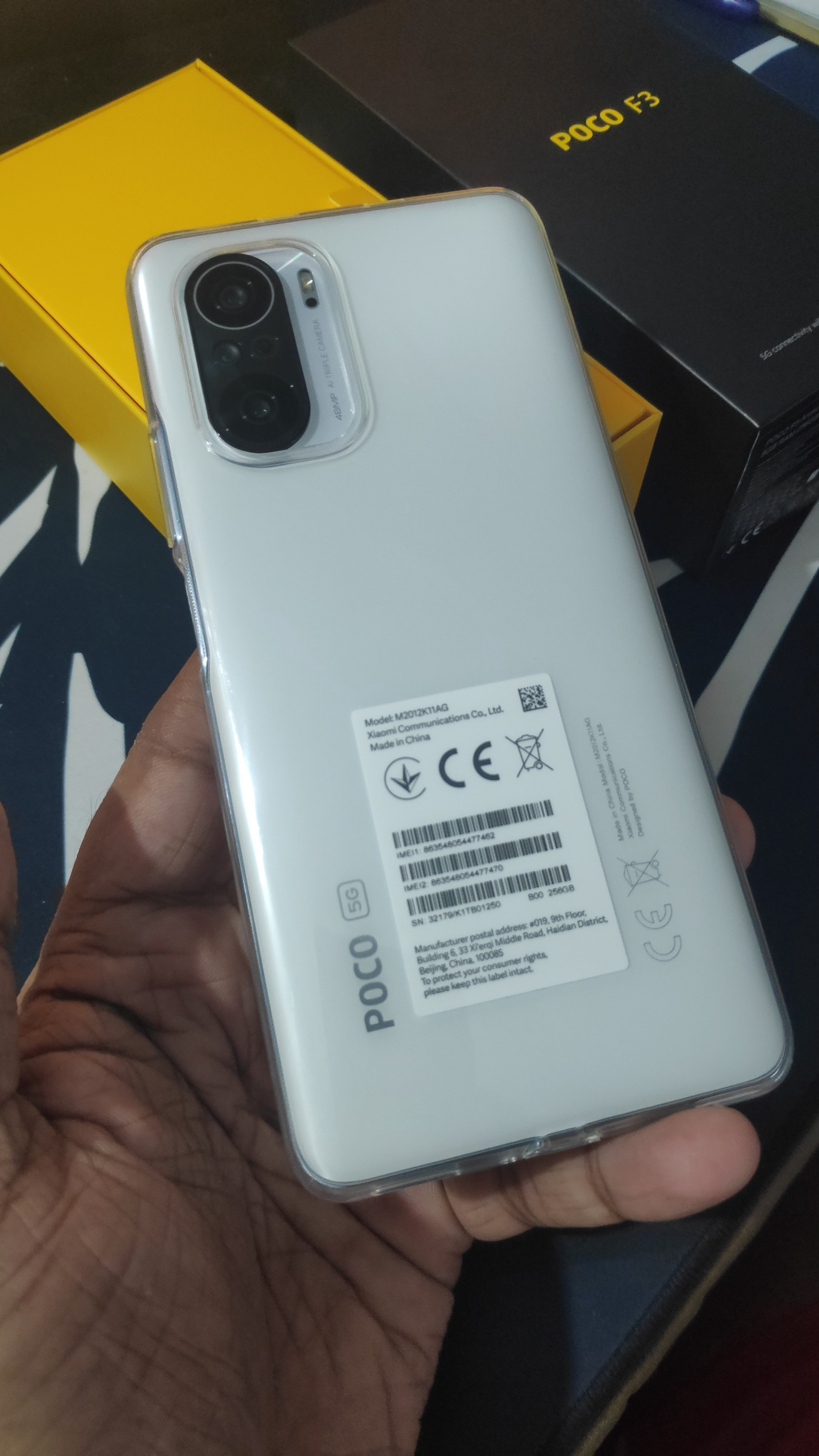 POCO F3 Artic White 8GB RAM 256GB