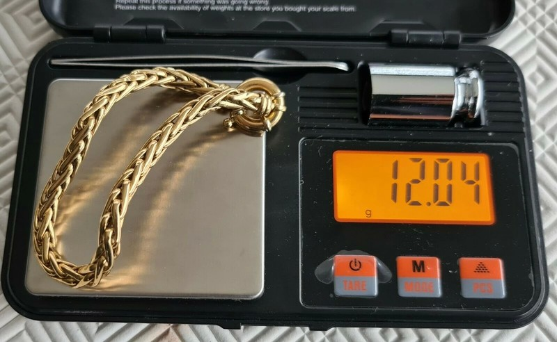 collier et bracelet en or 18k 36,28 grammes
